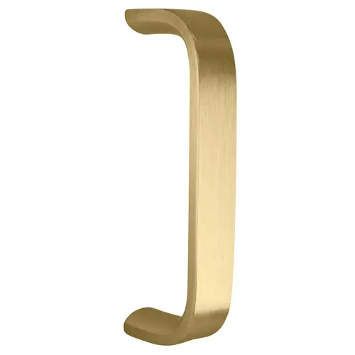 6" Straight Door Pull, 1" Flat and 1-1/2" Clearance Bright Brass Finish 6" Straight Door Pull, 1" Flat and 1-1/2" Clearance Bright Brass Finish