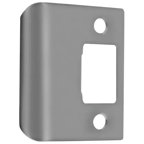 2-1/4" X 1-1/2" (2" Oal) SC Extended Lip Strike, Solid Brass Material, Square Corner, Satin Chrome Finish 2-1/4" X 1-1/2" (2" Oal) SC Extended Lip Strike, Solid Brass Material, Square Corner, Satin Chrome Finish