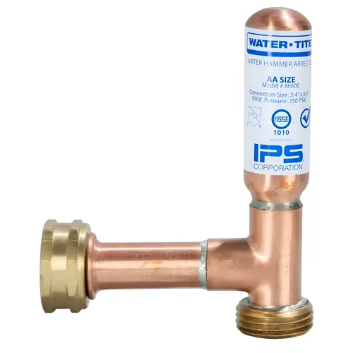 3/4 in. Shock Buster Water Hammer Arrestor for Washing Machine 3/4 in. Shock Buster Water Hammer Arrestor for Washing Machine