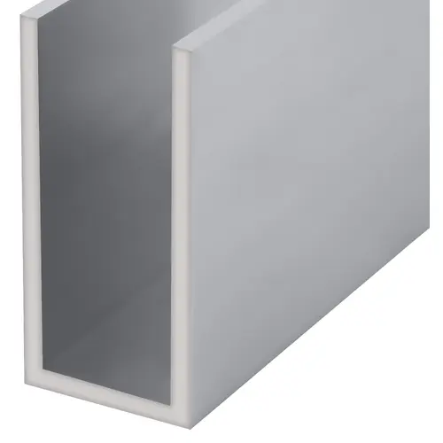 CRL WU2SASL Satin Anodized Wet Glaze 2" Deep U-Channel 120" Stock Length Satin Anodized Wet Glaze 2" Deep U-Channel 120" Stock Length