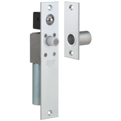 Right Angle Bolt Lock Dual Failsafe Aluminum Finish Right Angle Bolt Lock Dual Failsafe Aluminum Finish
