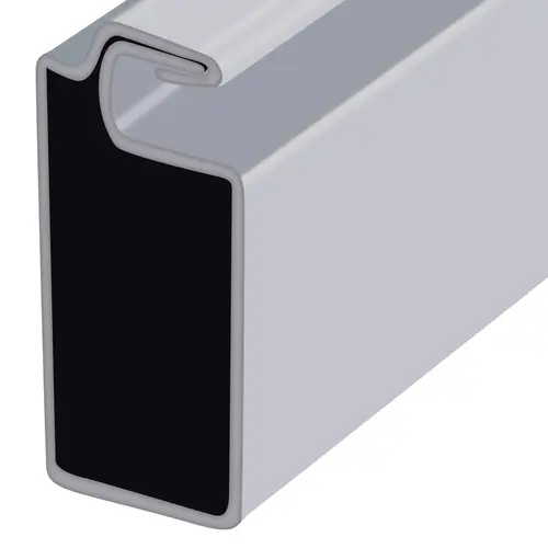 White 1" x 7/16" Roll Formed Aluminum Screen Frame - 144" White 1" x 7/16" Roll Formed Aluminum Screen Frame - 144"