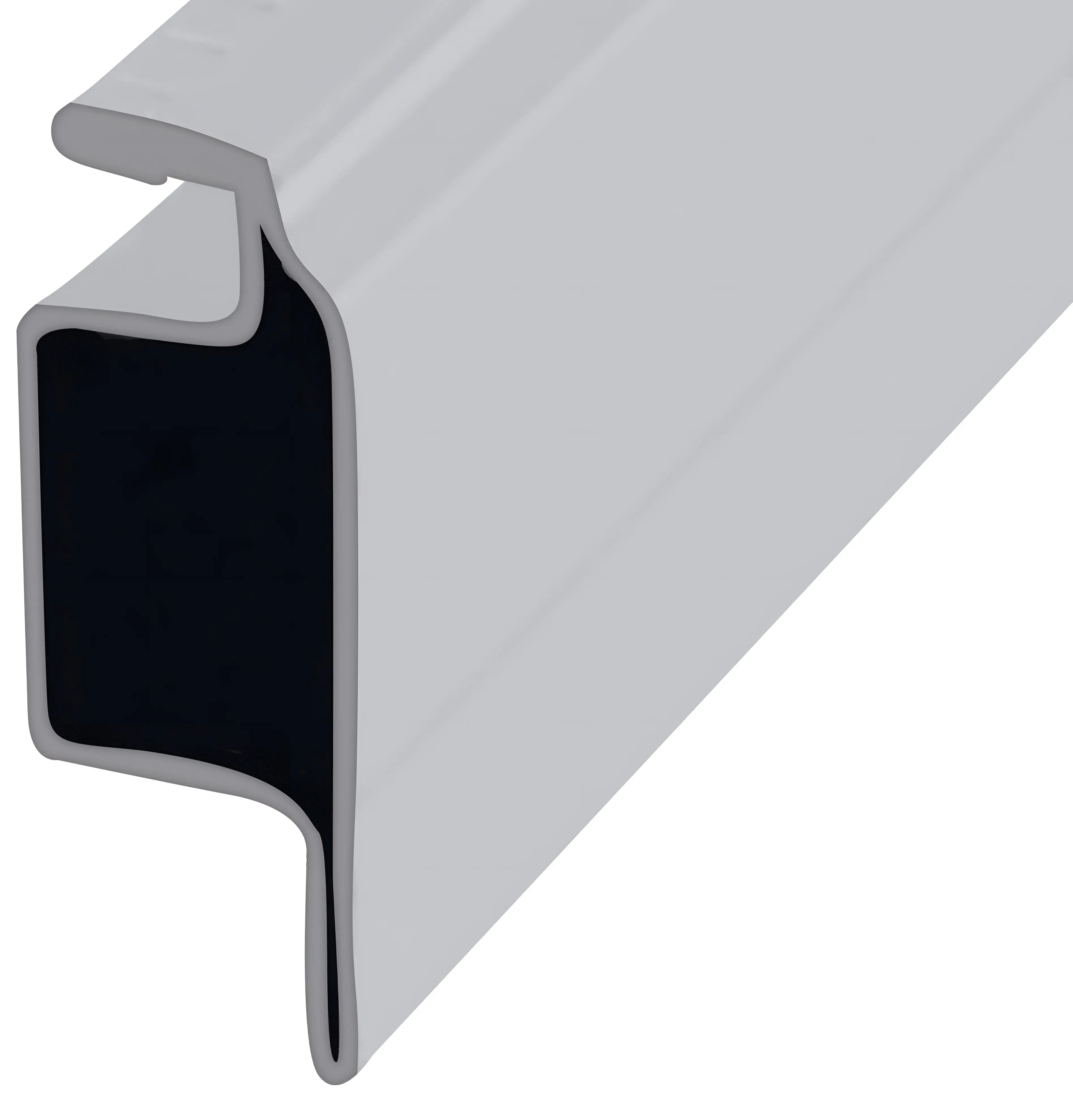 CRL White 5/16" Reversed Lip Screen Frame - 24" Length - pack of 25 WSFL8W-CCP24-XCP25