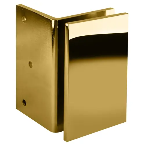 CRL Polished Brass Geneva Series Wall Mount Bracket CRL Polished Brass Geneva Series Wall Mount Bracket