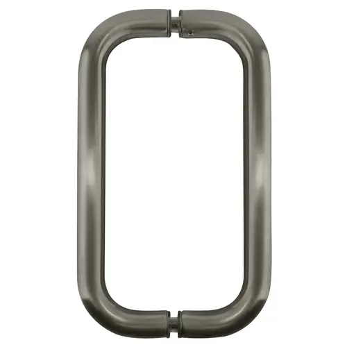 Brushed Satin Chrome 8" BM Series Back-to-Back Handle Without Metal Washers Brushed Satin Chrome 8" BM Series Back-to-Back Handle Without Metal Washers