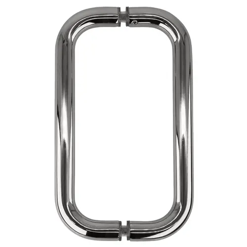 Polished Chrome 8" BM Series Back-to-Back Handle Without Metal Washers Polished Chrome 8" BM Series Back-to-Back Handle Without Metal Washers
