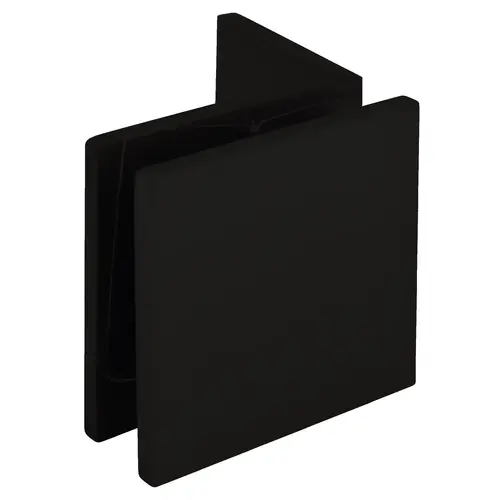Oil Rubbed Bronze Fixed Panel Square Clamp With Small Leg Oil Rubbed Bronze Fixed Panel Square Clamp With Small Leg