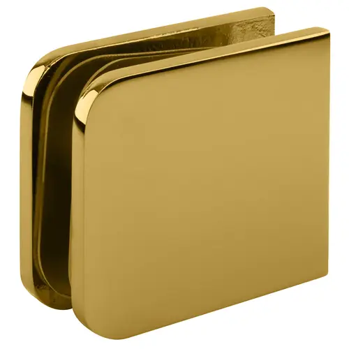 CRL Polished Brass Oversized Fixed Panel U-Clamp CRL Polished Brass Oversized Fixed Panel U-Clamp