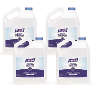 PURELL 4340-04 1 Gal. Surface Disinfectant Pour Bottle Refill Healthcare Surface Disinfectant, Fragrance Free Colorless - pack of 4