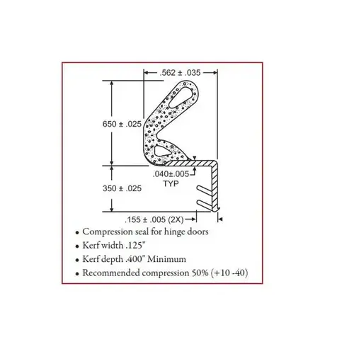 DOOR SEAL TAN 97in E-LON DOOR SEAL TAN 97in E-LON