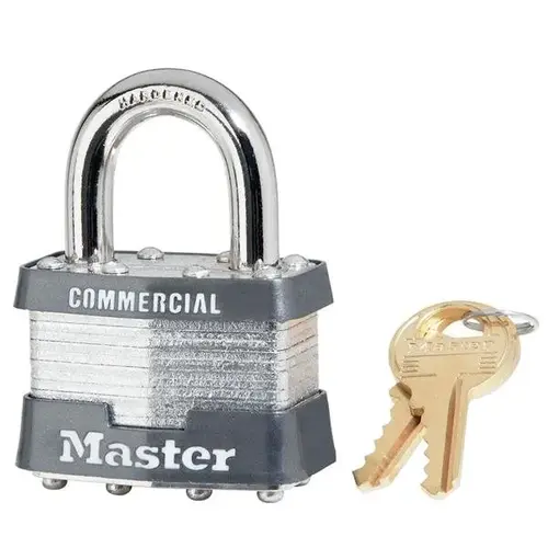W27 KD Laminated Steel Rekeyable Pin Tumbler 1-3/4" Padlock, 15/16" Shackle, 27K Keyway, Keyed Different W27 KD Laminated Steel Rekeyable Pin Tumbler 1-3/4" Padlock, 15/16" Shackle, 27K Keyway, Keyed Different