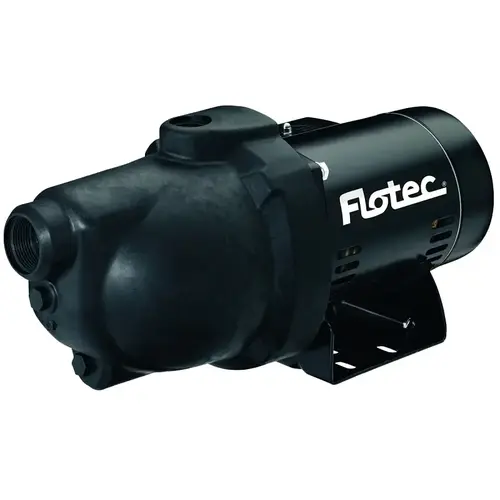 FP4032 Jet Pump, 9.6/19.2 A, 115/230 V, 1 hp, 1-1/4 in Suction, 1 in Discharge Connection, 25 ft Max Head, 18 gpm