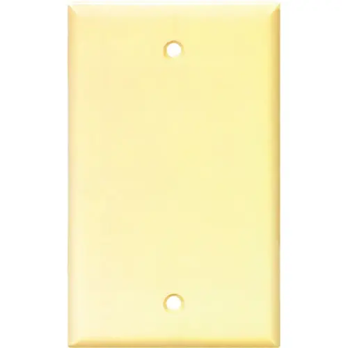 2129 Wallplate, 4-1/2 in L, 2-3/4 in W, 0.08 in Thick, 1 -Gang, Thermoset, Ivory - pack of 25