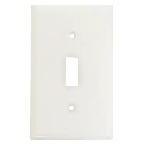 WALL PLATE TOGGLE 1GANG WHITE - pack of 25 WALL PLATE TOGGLE 1GANG WHITE - pack of 25