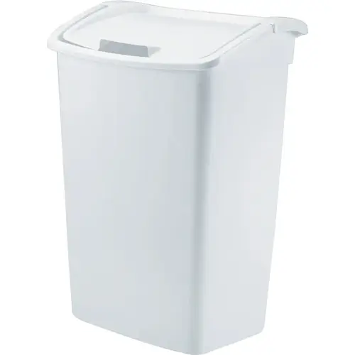 2803 Waste Basket, 45 qt Capacity, Polyethylene, White, 22 in H - pack of 6 2803 Waste Basket, 45 qt Capacity, Polyethylene, White, 22 in H - pack of 6