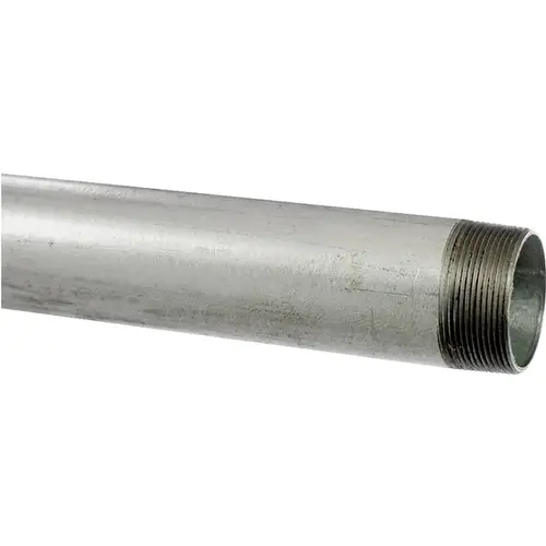 Pipe, 1/2 in, 21 ft L, Threaded Pipe, 1/2 in, 21 ft L, Threaded