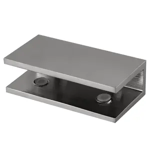 CRL NDC4CH CRL Polished Chrome No-Drill Fixed Panel Glass Clamp