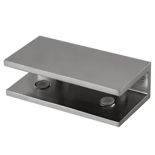 CRL Polished Chrome No-Drill Fixed Panel Glass Clamp