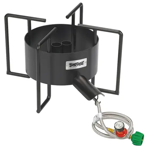 Bayou Classic Double Jet Outdoor Cooker, Stainless Steel