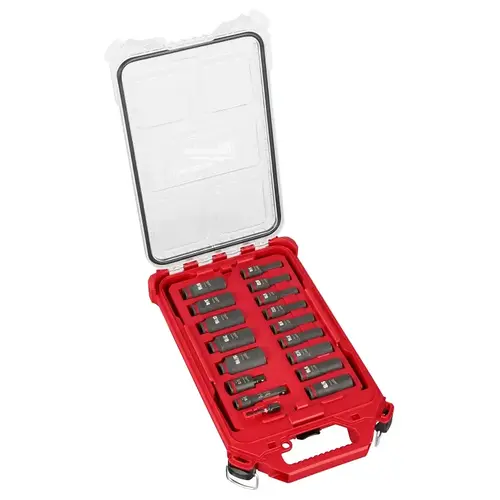 SHOCKWAVE Impact Duty Series Socket Set, Chrome Molybdenum Steel, Specifications: 3/8 in Drive SHOCKWAVE Impact Duty Series Socket Set, Chrome Molybdenum Steel, Specifications: 3/8 in Drive