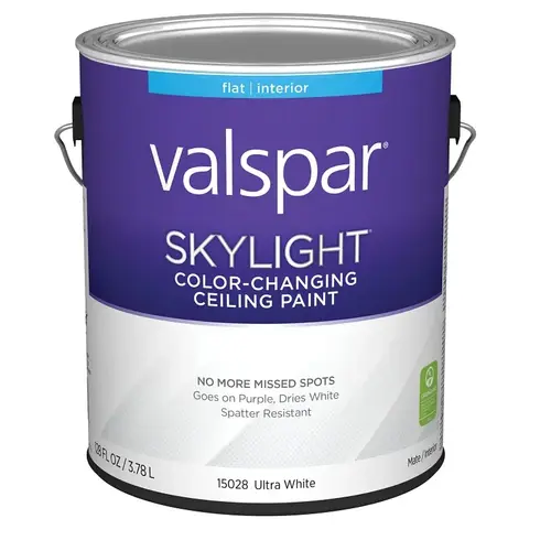 Skylight Color-Changing Ceiling Paint - Flat / Ultra White / 1 Gallon Skylight Color-Changing Ceiling Paint - Flat / Ultra White / 1 Gallon