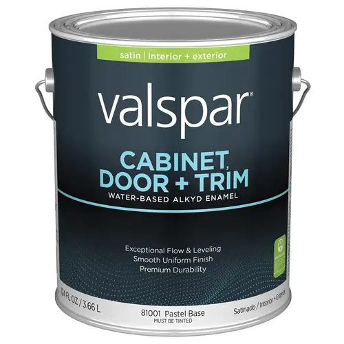 ENAMEL CAB/DR/TRIM SATIN PB GA - pack of 4 ENAMEL CAB/DR/TRIM SATIN PB GA - pack of 4