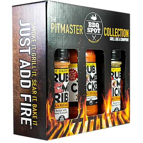 Pitmaster, Rub Some Series BBQ Gift Pack, 3 lb Pitmaster, Rub Some Series BBQ Gift Pack, 3 lb