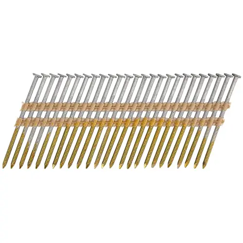 Collated Nail, 3 in L, 316 Stainless Steel, Round Head, Ring Shank - pack of 1000 Collated Nail, 3 in L, 316 Stainless Steel, Round Head, Ring Shank - pack of 1000