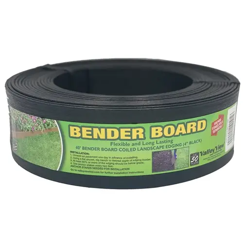 DeWitt Bender Board Coil, 40 ft L, 4 in H, Black