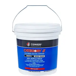 Tower Sealants TS-00082-XCP4 CATEGORY 5 Brush-Grade Smooth Patch, White, 1 gal - pack of 4