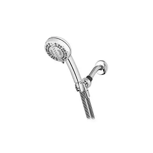 PowerPulse Series Handheld Shower Head, 1.8 gpm, 7-Spray Function, Chrome, 60 in L Hose