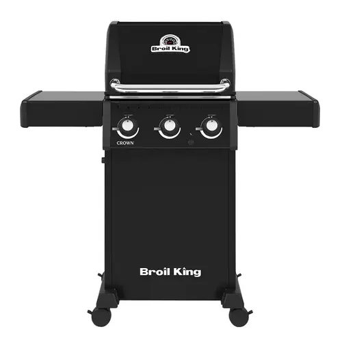 Free-Standing Gas Grill, Liquid Propane, 3-Burner, 350 sq-in Primary Cooking Surface, Black Free-Standing Gas Grill, Liquid Propane, 3-Burner, 350 sq-in Primary Cooking Surface, Black