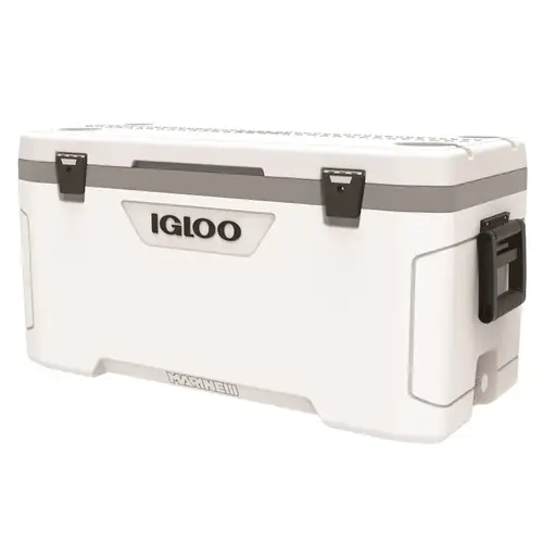 Latitude Marine Ultra Series Cooler, 100 qt, Moonscape Gray/White Latitude Marine Ultra Series Cooler, 100 qt, Moonscape Gray/White