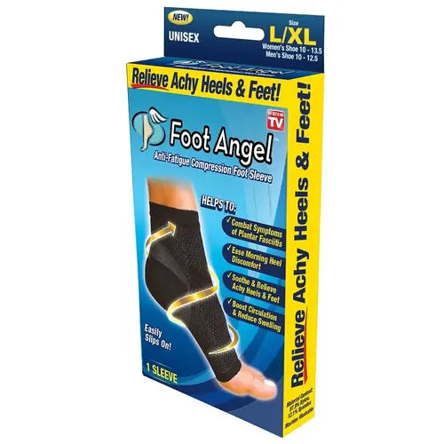 Compression Foot Sleeve, S/M, Black Compression Foot Sleeve, S/M, Black
