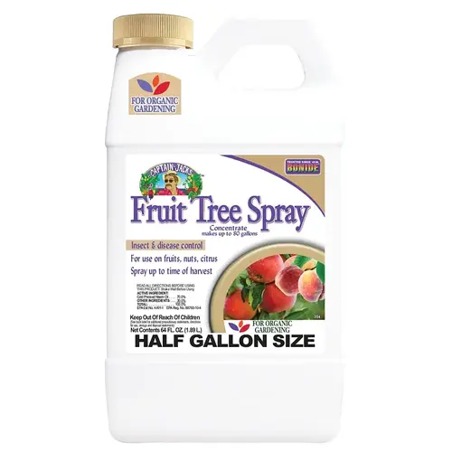 Captain Jack's Concentrated Fruit Tree Insecticide, Liquid, Spray Application, Home, Home Garden, 0.5 gal - pack of 6 Captain Jack's Concentrated Fruit Tree Insecticide, Liquid, Spray Application, Home, Home Garden, 0.5 gal - pack of 6