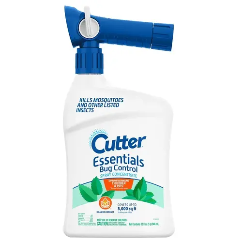 Concentrated Essentials Bug Control, Spray Application, Backyard, Landscaping, Lawn, 32 fl-oz Bottle White to Off-White
