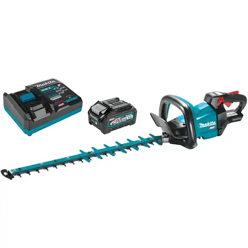 XGT Series Hedge Trimmer Kit, Battery Included, 4 Ah, 40 V, Lithium-Ion, 3/8 in Cutting Capacity Teal XGT Series Hedge Trimmer Kit, Battery Included, 4 Ah, 40 V, Lithium-Ion, 3/8 in Cutting Capacity Teal