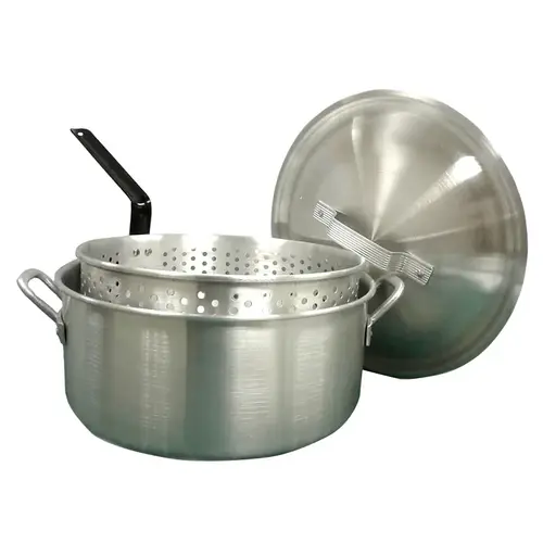 Deep Fryer with Lid, 14 qt Capacity, 1-Fry Basket