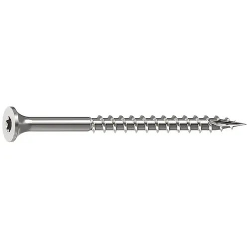 Deck Screw, #10 Thread, 2-1/2 in L, 2/3 Thread, Bugle Head, Star Drive, Sharp, Type-17 Point, 350 - pack of 350 Deck Screw, #10 Thread, 2-1/2 in L, 2/3 Thread, Bugle Head, Star Drive, Sharp, Type-17 Point, 350 - pack of 350