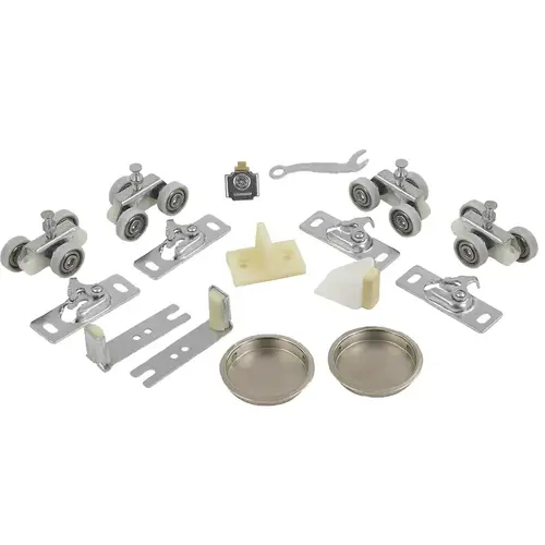 Bypass Door Track and Hardware Set, BP831BB Series, 72" Bypass Door Track and Hardware Set, BP831BB Series, 72"