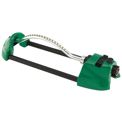 ColorStorm Heavy-Duty Metal 3000 Sq. Ft. Green Oscillating Sprinkler