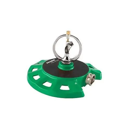 Dramm 15074 Spinning Sprinkler, Aluminum/Plastic/Zinc