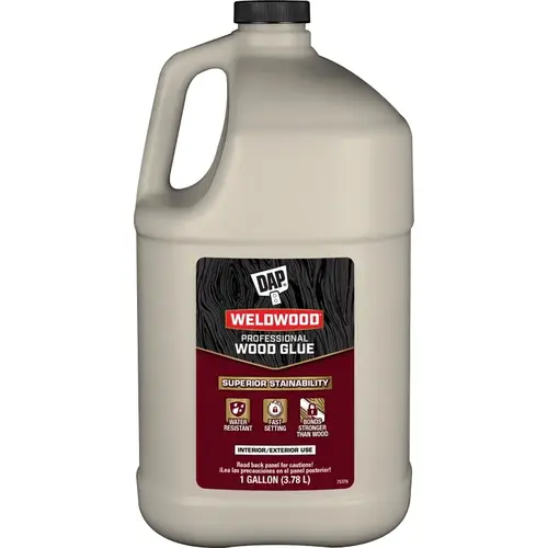 Weldwood 1 Gal. Professional Wood Glue Tan Weldwood 1 Gal. Professional Wood Glue Tan