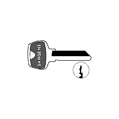 6 Pin Multi Keyway Composite Section Key Blank 6 Pin Multi Keyway Composite Section Key Blank