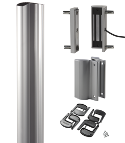 Locinox MAG-3000-SILV 660lbs Magnetic With Handles