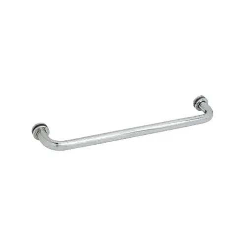 Satin Chrome 18" Single-Sided Towel Bar for Glass Satin Chrome 18" Single-Sided Towel Bar for Glass