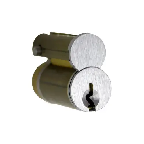 Schlage FSIC Core, C123 Keyway, 1-Bitted with No Keys, 626/US26D Satin Chrome