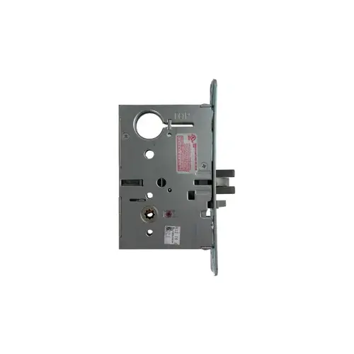 Entry or Office Mortise Lock Body, Strike, Armored Front and Toggle Only, Field Reversible, No Trim, Satin Chrome 626/US26D Entry or Office Mortise Lock Body, Strike, Armored Front and Toggle Only, Field Reversible, No Trim, Satin Chrome 626/US26D