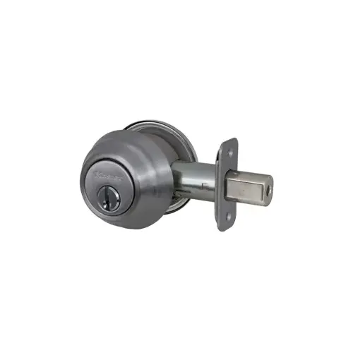 Single Cylinder Deadbolt, KW1 Keyway, Keyed Alike 4, Grade 1, 619/US15 Satin Nickel