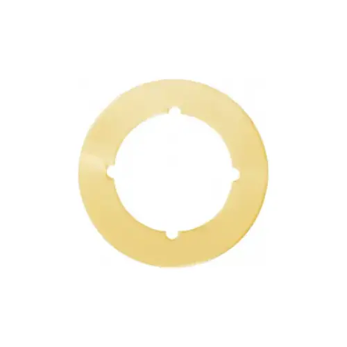Scar Plate for Converting 2-3/8 in. to 2-3/4 in. Backset, 3-1/2 in. O.D., 2-1/8 in. I.D., Bright Brass Scar Plate for Converting 2-3/8 in. to 2-3/4 in. Backset, 3-1/2 in. O.D., 2-1/8 in. I.D., Bright Brass
